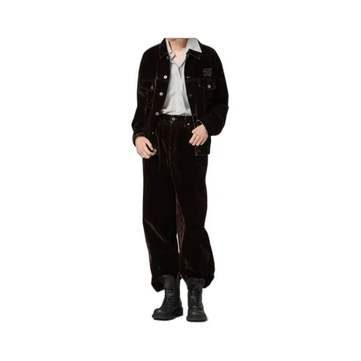 Miu Miu Wide-Leg Velvet Pants