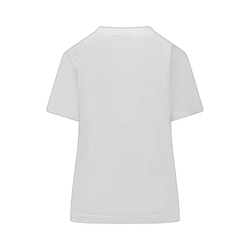 Msgm Cute Kitty Graphic And Cursive Logo Jersey T-Shirt
