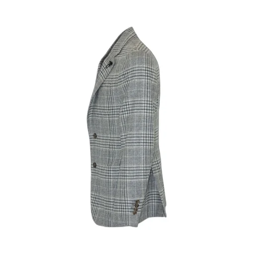 Lardini Single-Breasted Checked Blazer
