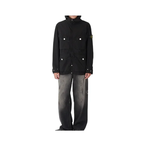 Light Compact Touch Poly-Tc Jacket Black
