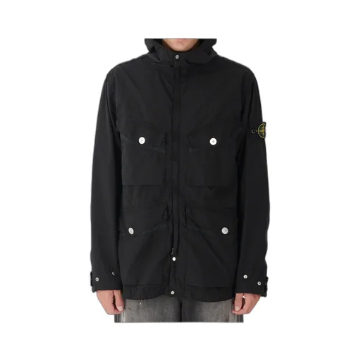 Light Compact Touch Poly-Tc Jacket Black