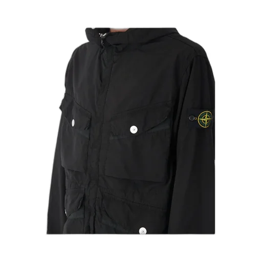 Light Compact Touch Poly-Tc Jacket Black