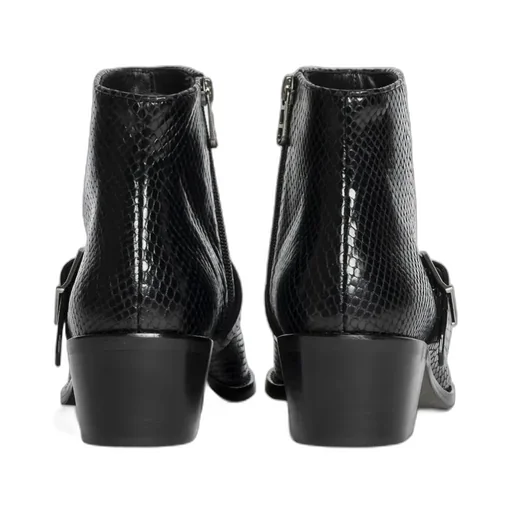 Buckle Detail Ankle Boots