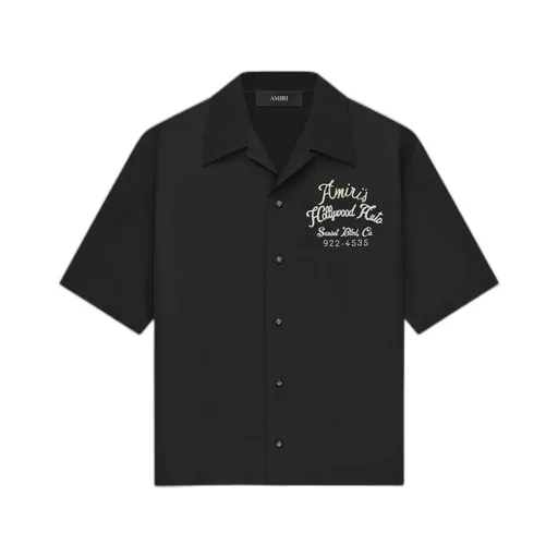Amiri Embroidered Short Sleeve Shirt