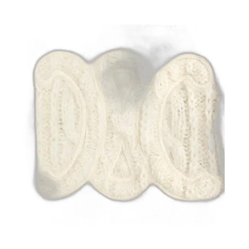 Sweater In Aran Mohair And Wool