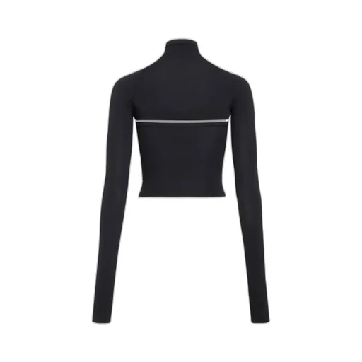 AlaÏA Second-Skin Knit Cut-Out Top