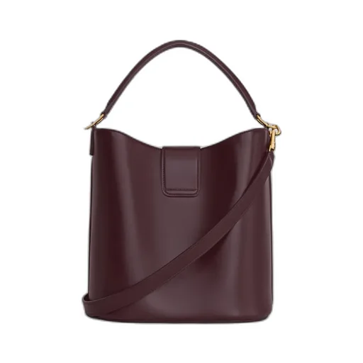Medium Bucket Louise In Smooth Calfskin