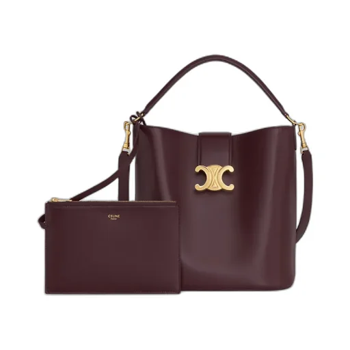 Medium Bucket Louise In Smooth Calfskin
