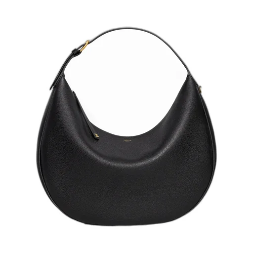 Large Celine Lulu In Grained Calfskin