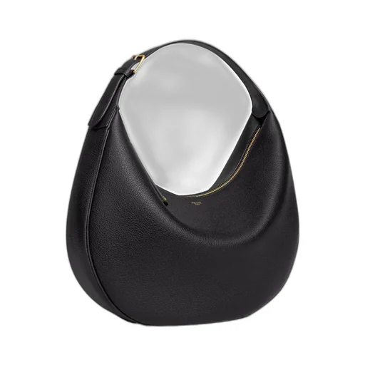 Large Celine Lulu In Grained Calfskin