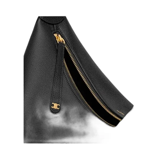 Large Celine Lulu In Grained Calfskin