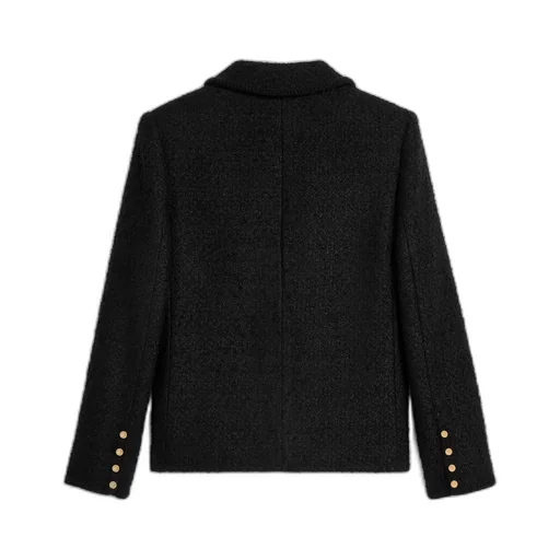 Chasseur Jacket In Cashmere Bouclette Natte