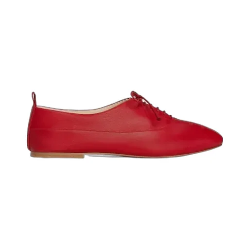 Celine Lise Perforated Triomphe Richelieu In Lambskin