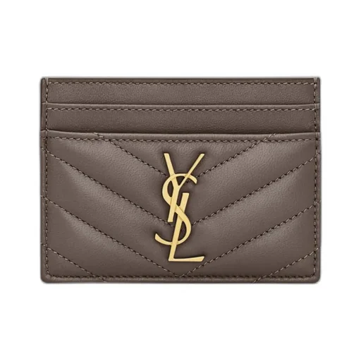 Saint Laurent Cassandre Matelassé Card Case