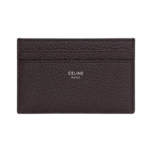 Medium Card Holder In Grained Calfskin
