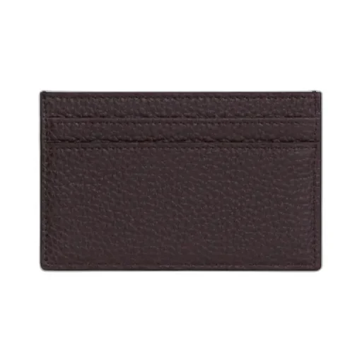 Medium Card Holder In Grained Calfskin