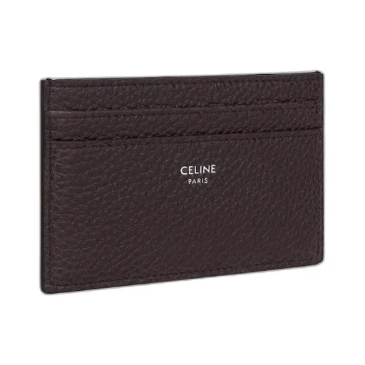 Medium Card Holder In Grained Calfskin