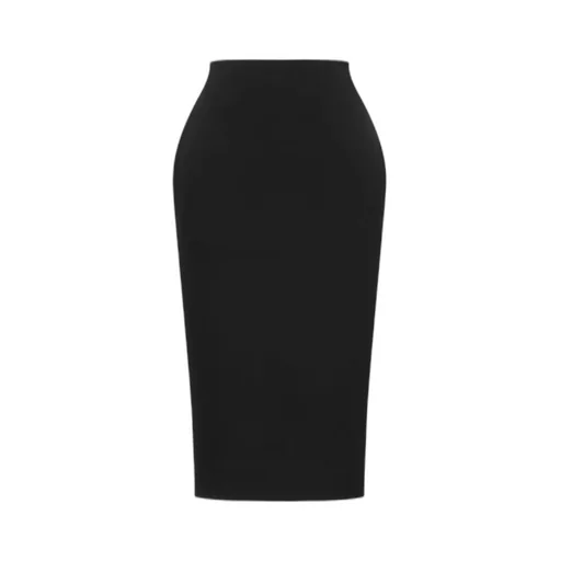 Saint Laurent Mid-Rise Pencil Skirt
