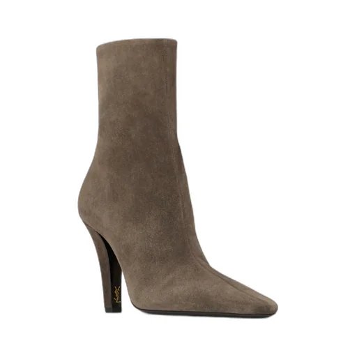 Saint Laurent Jill Pointed Toe Ankle Boots