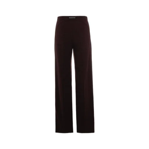 Checked Belted Trousers