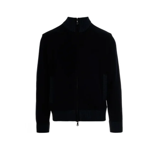 Long-Sleeved Knitted Cardigan