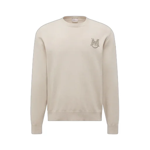 Moncler Logo Patch Crewneck Jumper