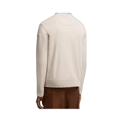 Moncler Logo Patch Crewneck Jumper