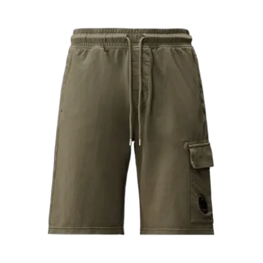 Drawstring-Waist Cargo Shorts
