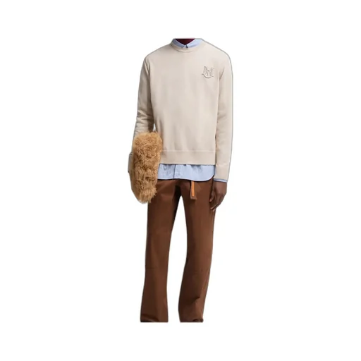 Moncler Logo Patch Crewneck Jumper