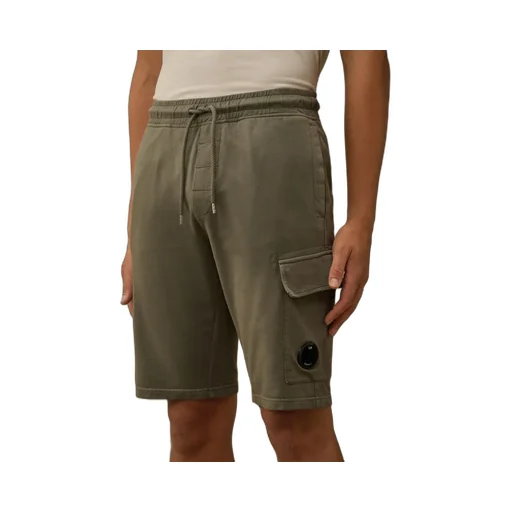 Drawstring-Waist Cargo Shorts