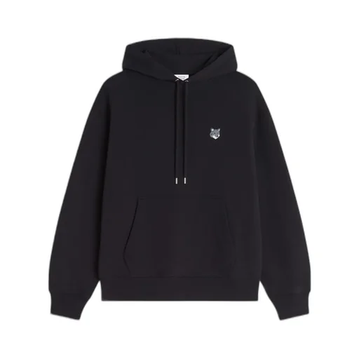 Maison Kitsuné Fox Head Patch Drawstring Hoodie