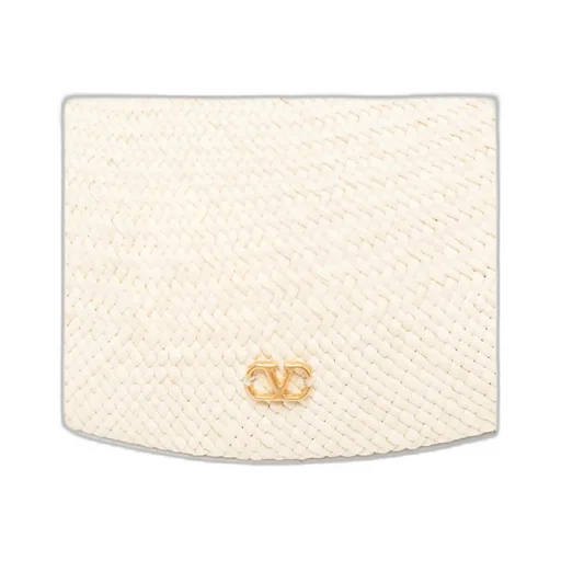 Bow-Detail Woven Hat