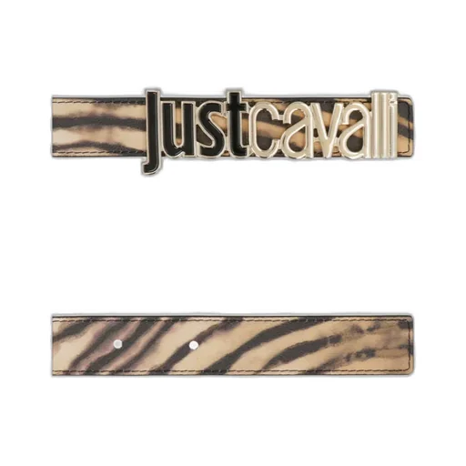 Animal-Print Logo Belt