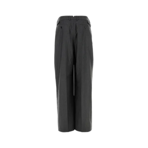 Ami Paris Pleated Wide Leg Pants