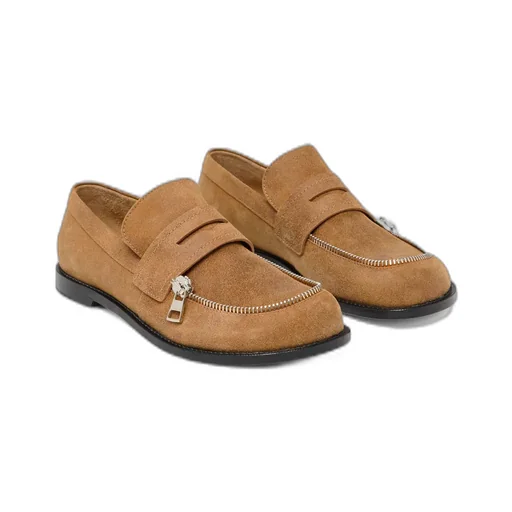 Suede Biker Moccasin