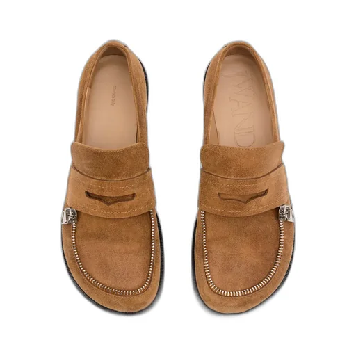 Suede Biker Moccasin