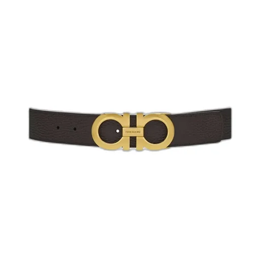 Gancini Leather Belt