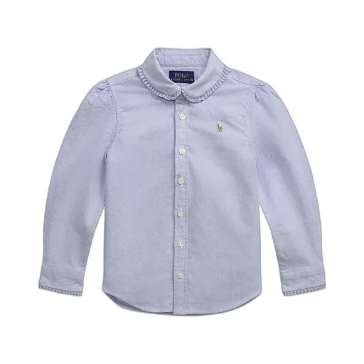 Polo Ralph Lauren Kids Polo Pony-Embroidered Curved Hem Shirt