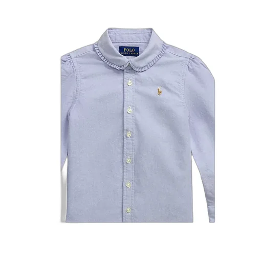 Polo Ralph Lauren Kids Polo Pony-Embroidered Curved Hem Shirt