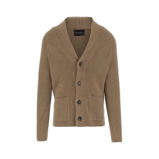 Long-Sleeved Button-Down Cardigan