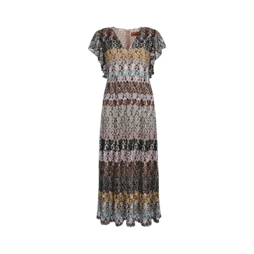 V-Neck Midi Dress