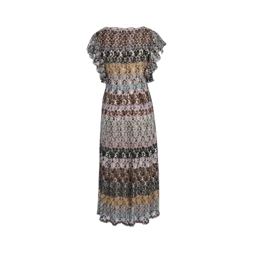 V-Neck Midi Dress
