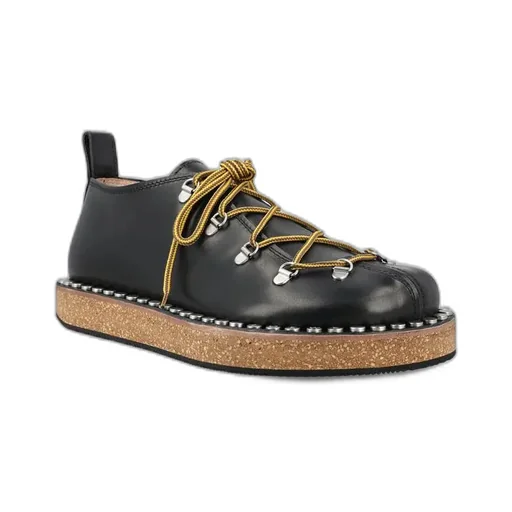 Lace-Up Studded Sneakers