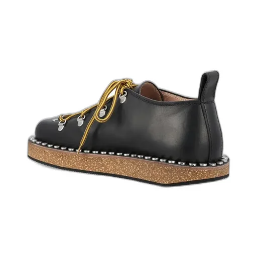 Lace-Up Studded Sneakers