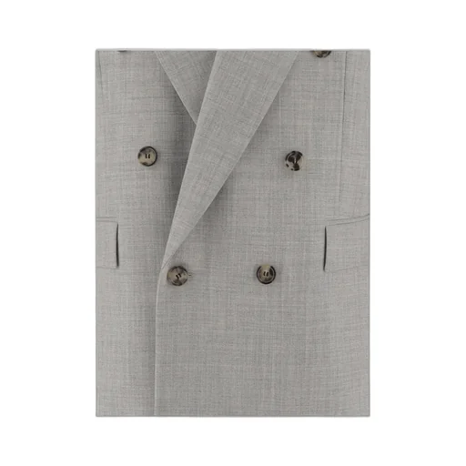 Saint Laurent Double-Breasted Long-Sleeved Jacket