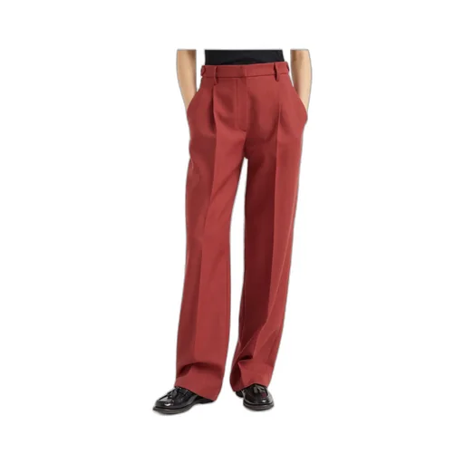 Virgin-Wool Tailored Trousers