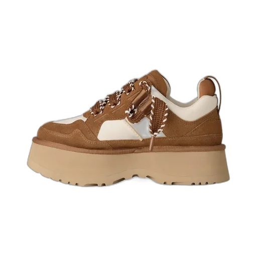 Ugg Astromel Logo Debossed Lace-Up Sneakers