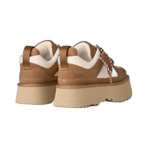 Ugg Astromel Logo Debossed Lace-Up Sneakers