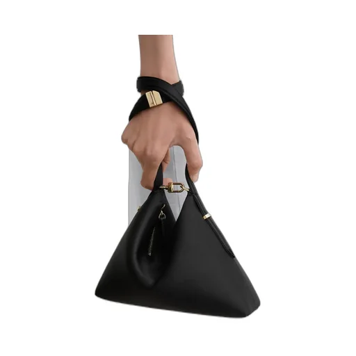 Bevel Zip Shoulder Bag