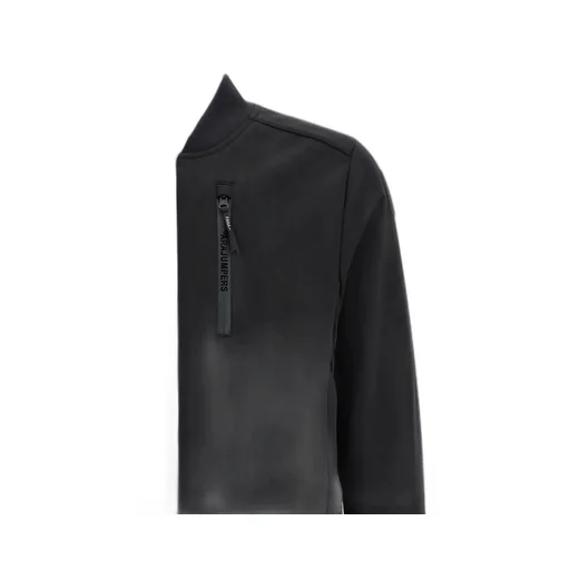 Mckay Zip-Front Logo-Patch Sweatshirt